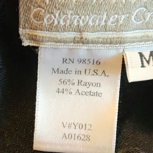 Coldwater Creek Black Pull-0n Shell - Picture 10 of 10